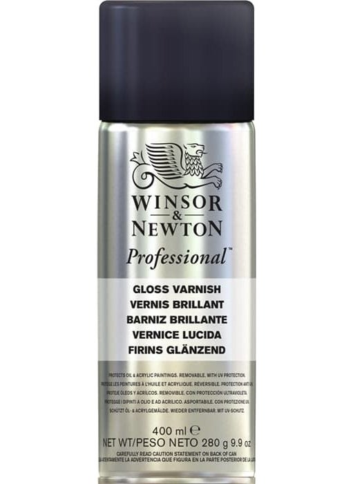Winsor Newton Glossy Spray Varnish 400ML 