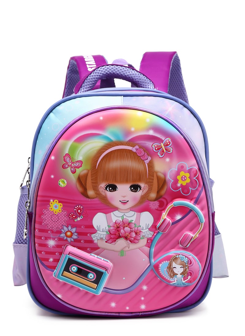 Stargold - Baby Backpack For Baby Girls With Adjustable Strap For School 12 Inch - Image 1
