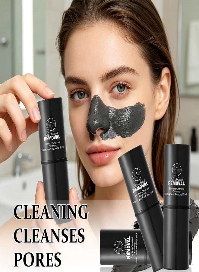 WENJLYJ 3PCS Blackhead Remover Stick,Clay Mask Stick Pore Mask Black Head Remover for Face Deep Pore Cleansing,Nose Strips Blackhead Remover Smooth and Moisturizing for All Skin Types,Men & Women - Image 2