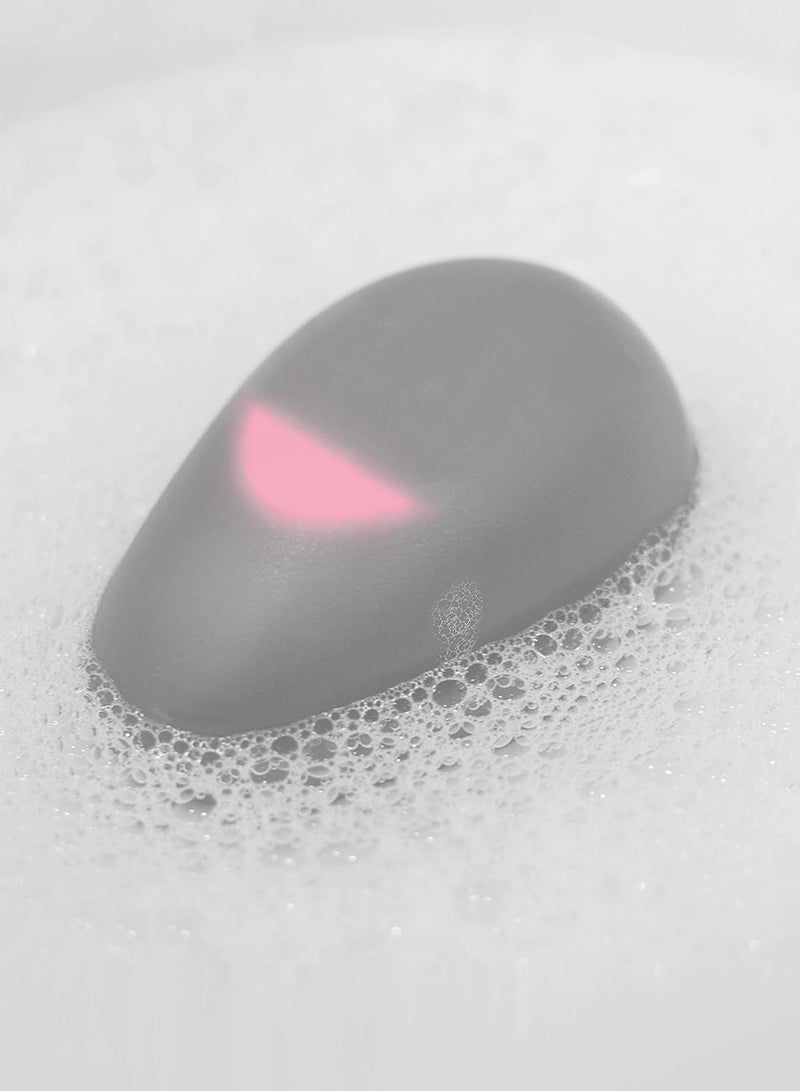 Shnuggle مقياس حرارة حمام شنجول بيبلي للأطفال من 0 شهر وما فوق - رمادي - Image 5