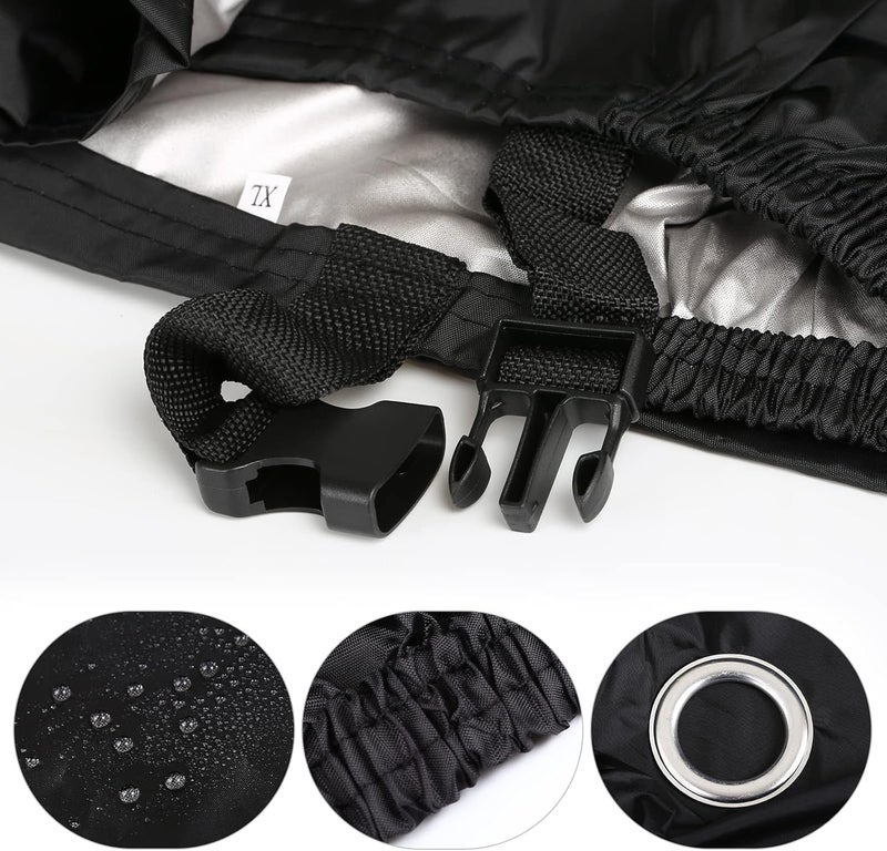 LIHAO Waterproof Motorcycle Cover for All Weather Protection - Image 3