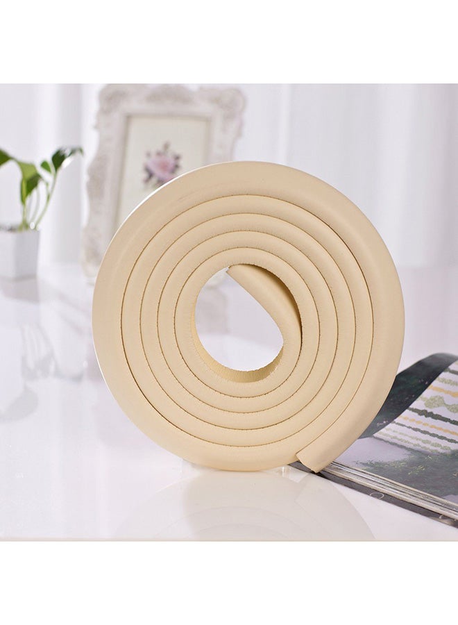 واقي سميك لزوايا الطاولة على شكل حرف U بيج 3.5x1.2x195سم - Image 2