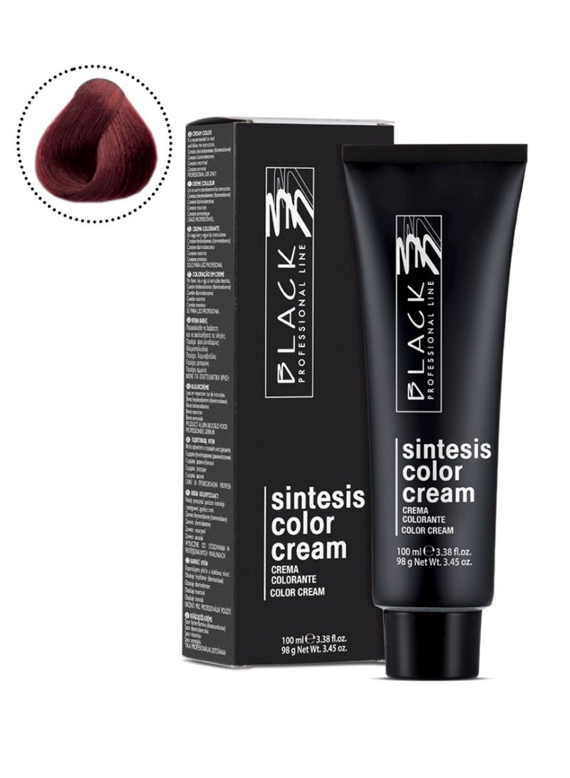 بلاك بروفيشينال لاين كريم صبغة الشعر الدائمة 5.6 بلاك سينتيسيس – لون بني أرجواني لامع – 100 مل - Image 1