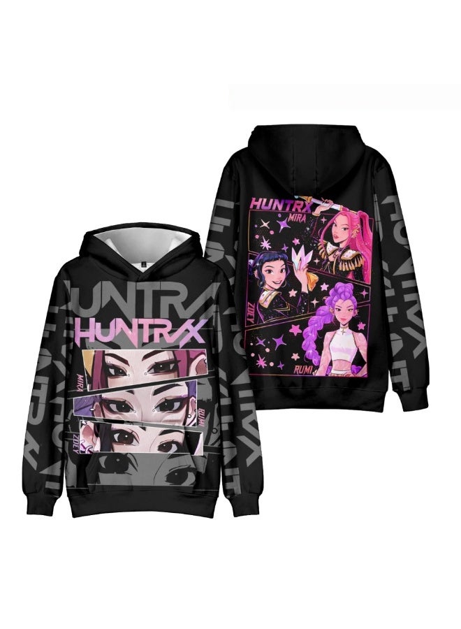 general KPop Demon Hunters Casual Children's Polyester Jacket Cosplay Hooded Sweater - Image 1