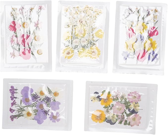 Pressed Dried Flowers Set Type 5 For Scrapbooking Phone Cases Resin Art - Image 1