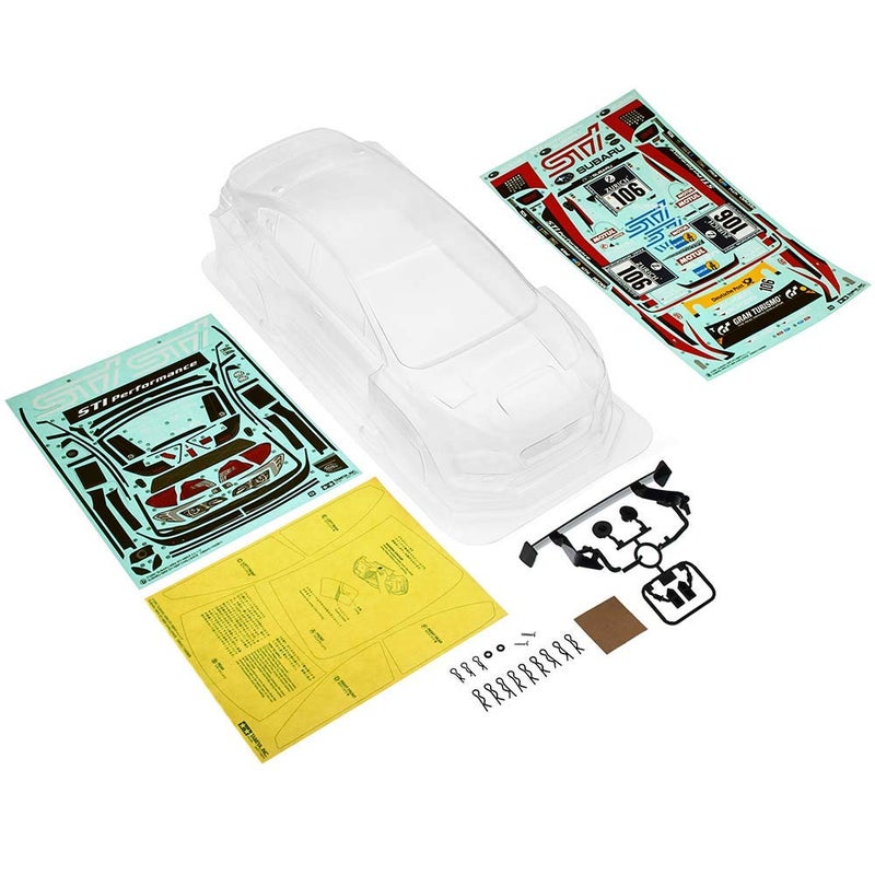 Tamiya Subaru WRX STI NBR Challenge Body Parts Set TAM51593 CarTruck Bodies Wings Decals - Image 2