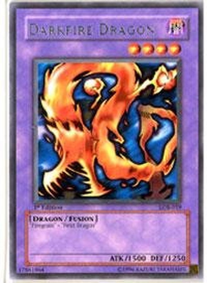 Yu-Gi-Oh! - Darkfire Dragon (LOB-019) - Legend of Blue Eyes White Dragon - Unlimited Edition - Rare