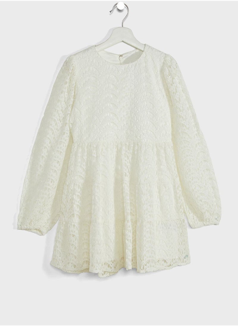 Bardot Junior - Kids Ella Lace Dress - Image 1
