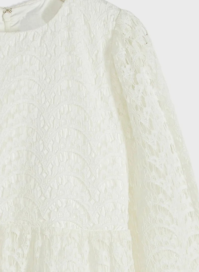 Bardot Junior Kids Ella Lace Dress