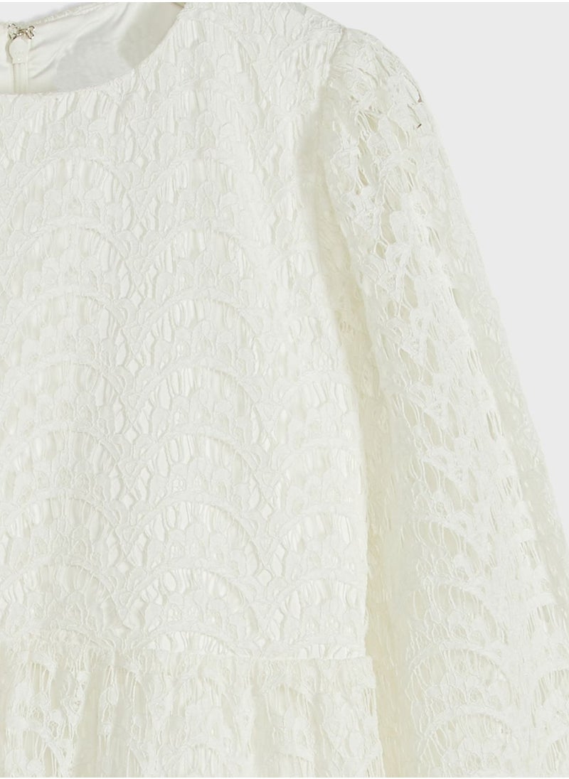 Bardot Junior - Kids Ella Lace Dress - Image 1