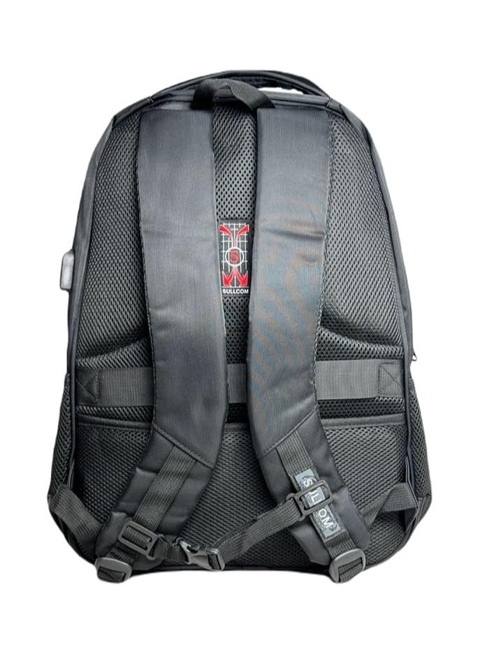 SULLCOM USB Laptop Backpack for Women Men School Backpack for Girls Teens Boys School Bag Business Backpack (46 * 33 * 15cm) 5 Assorted Pockets  - Image 4