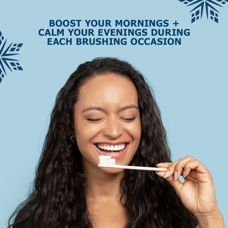 Snow Infusions Whitening Toothpaste Advanced Morning Formula with Hydroxyapatite CoQ10 Vitamins B12 and B6 for Energy Boost Teeth Whitening Toothpaste Advanced - Image 4