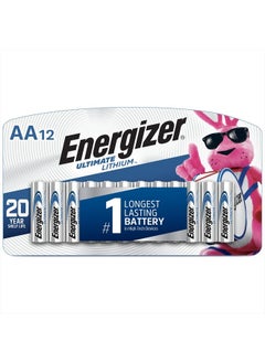 AA Batteries, Ultimate Double A Battery Lithium, 12 Count