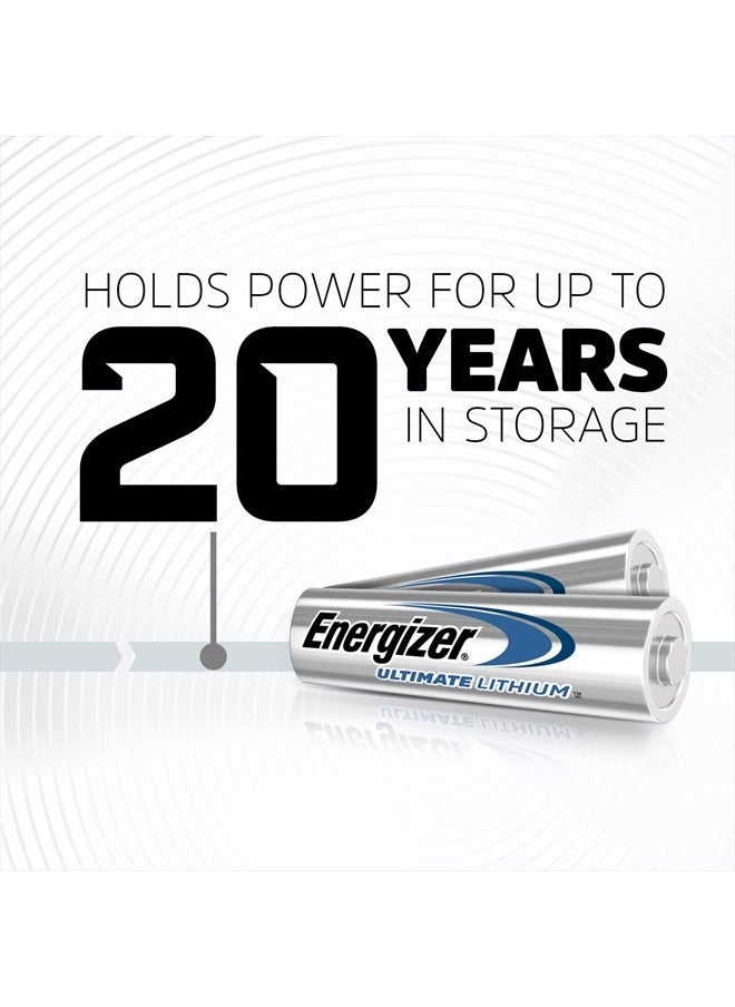 Energizer - AA Batteries, Ultimate Double A Battery Lithium, 12 Count - Image 1