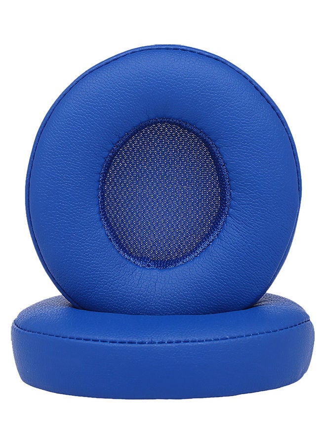 2-Piece Replacement Earpad Cushion For Beats Solo 2 / 3 On Ear Wireless Headphones Blue - Image 5