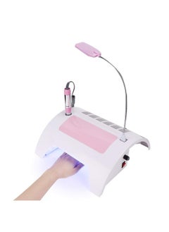 5 in 1 Nail Dust Collector with Drill, Professional Nail Kit with Electric Nail Drill Machine Nail Dust Collector LED Nail Lamp Hand Rest Pillow 360° Desk Lamp for Salon(US) - pzsku/ZE9D9669FA6CD0946955BZ/45/_/1736439892/3aac88c2-f88b-4d26-a5fa-b030802c9c21