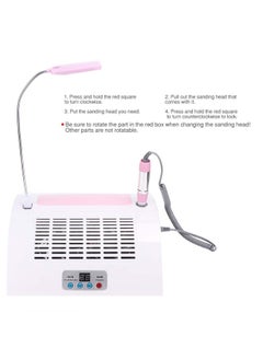 5 in 1 Nail Dust Collector with Drill, Professional Nail Kit with Electric Nail Drill Machine Nail Dust Collector LED Nail Lamp Hand Rest Pillow 360° Desk Lamp for Salon(US) - pzsku/ZE9D9669FA6CD0946955BZ/45/_/1736440436/c5374020-9c06-4f89-ac92-3b3fdce90ec1