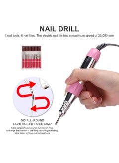 5 in 1 Nail Dust Collector with Drill, Professional Nail Kit with Electric Nail Drill Machine Nail Dust Collector LED Nail Lamp Hand Rest Pillow 360° Desk Lamp for Salon(US) - pzsku/ZE9D9669FA6CD0946955BZ/45/_/1736440448/32a22164-3104-40e5-b328-f5c245be8edd