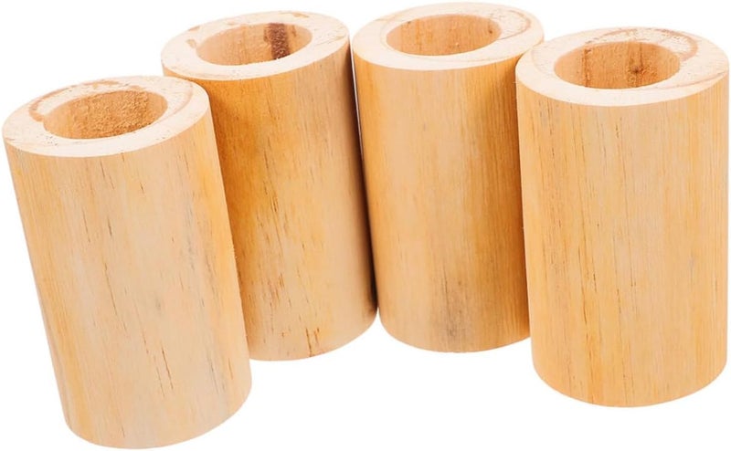 Uonlytech 4Pcs Furniture Height Extender Round Bed Risers for DIY Home Use Lift Pads with Inner Diameter for Sofas Beds and Tables Easy Installation - Image 1