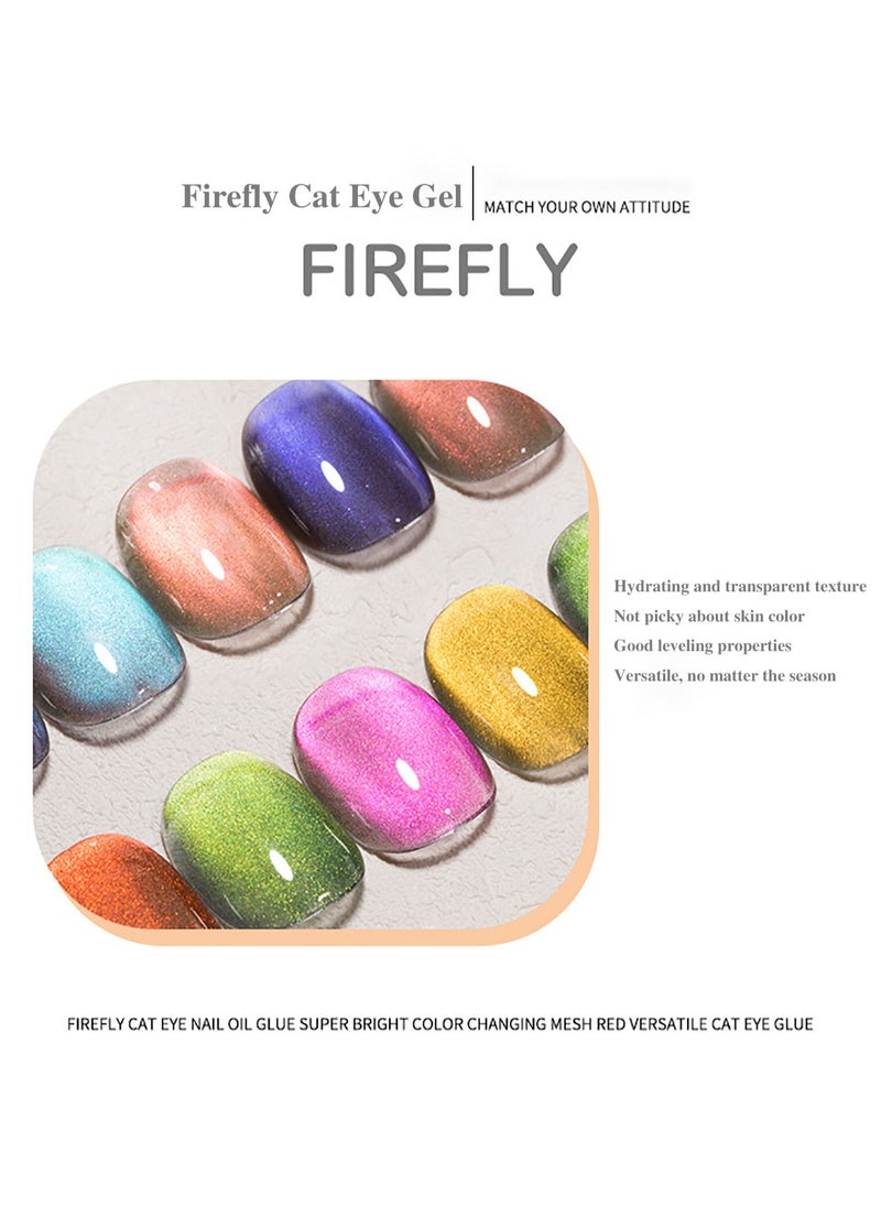 Miss Gooey Nail Polish Kit Gel Nail Polish Cat Eye Glitter with Magnetic Stick Kit Super Shiny Color Long Lasting UV LED Needs Quick Drying Magnetic Art Manicure DIY At Home Soak for Women  - Image 4