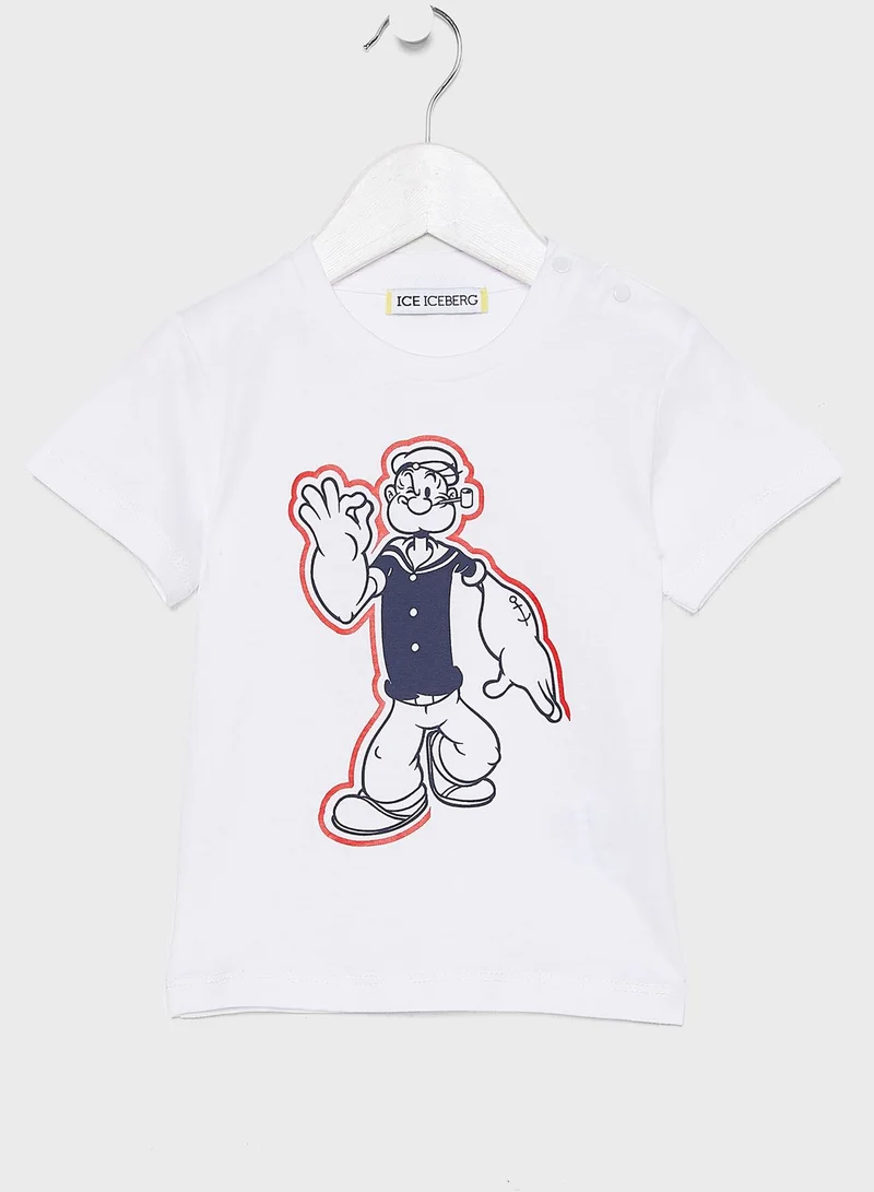 Ice Iceberg Kids Popeye T-Shirt