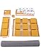 WodGod Montessori Golden Beads with Soft CarpetMontessori MathDecimal System Bank GameGood Choice for Learning Math - Image 2