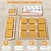 WodGod Montessori Golden Beads with Soft CarpetMontessori MathDecimal System Bank GameGood Choice for Learning Math - Image 4