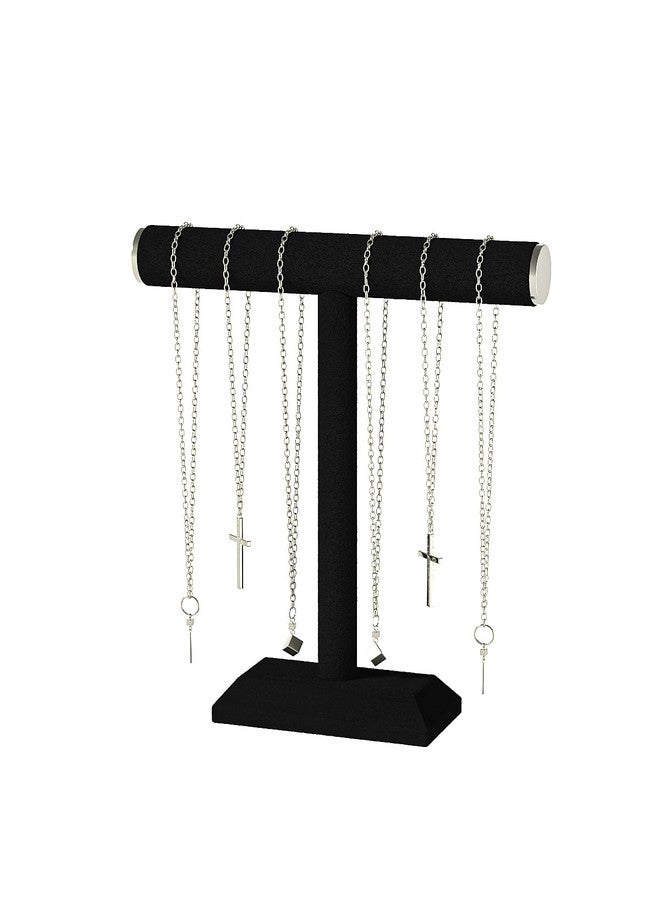 Adugay Necklace Holder Stand,Necklace Display For Selling,Jewelry Tree Rack Organizer For Girls,Necklace And Bracelet Hanger For Women,Hanging Necklace Storage Stand (Black) - Image 1