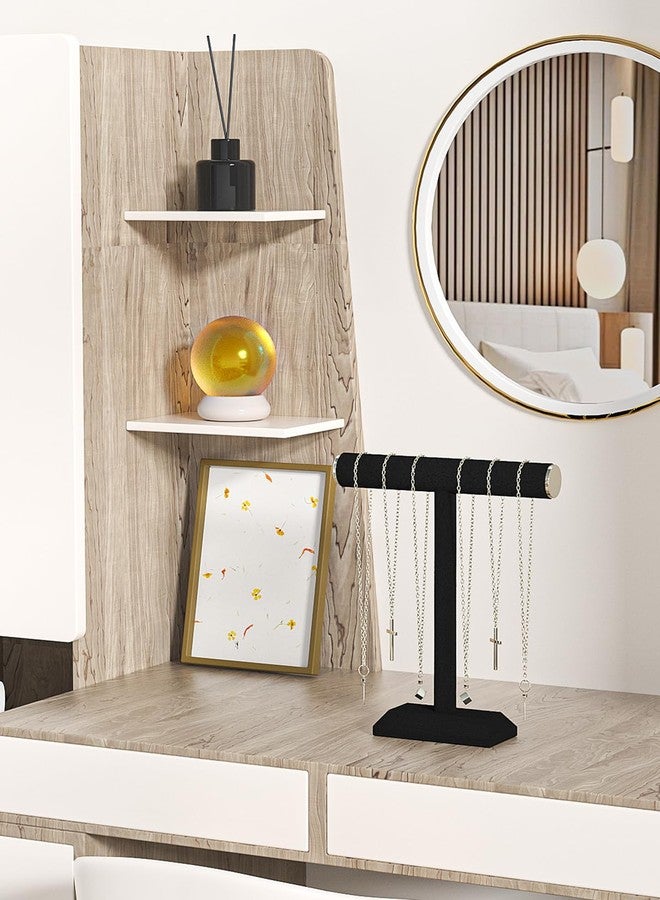 Adugay Necklace Holder Stand,Necklace Display For Selling,Jewelry Tree Rack Organizer For Girls,Necklace And Bracelet Hanger For Women,Hanging Necklace Storage Stand (Black) - Image 2