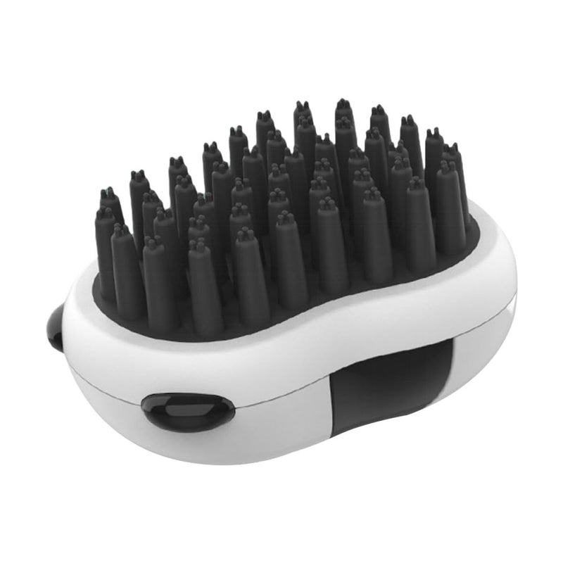 Pet Dog Bath Brush Panda Design With Soft Rubber Bristles And Extended Handle - Image 2