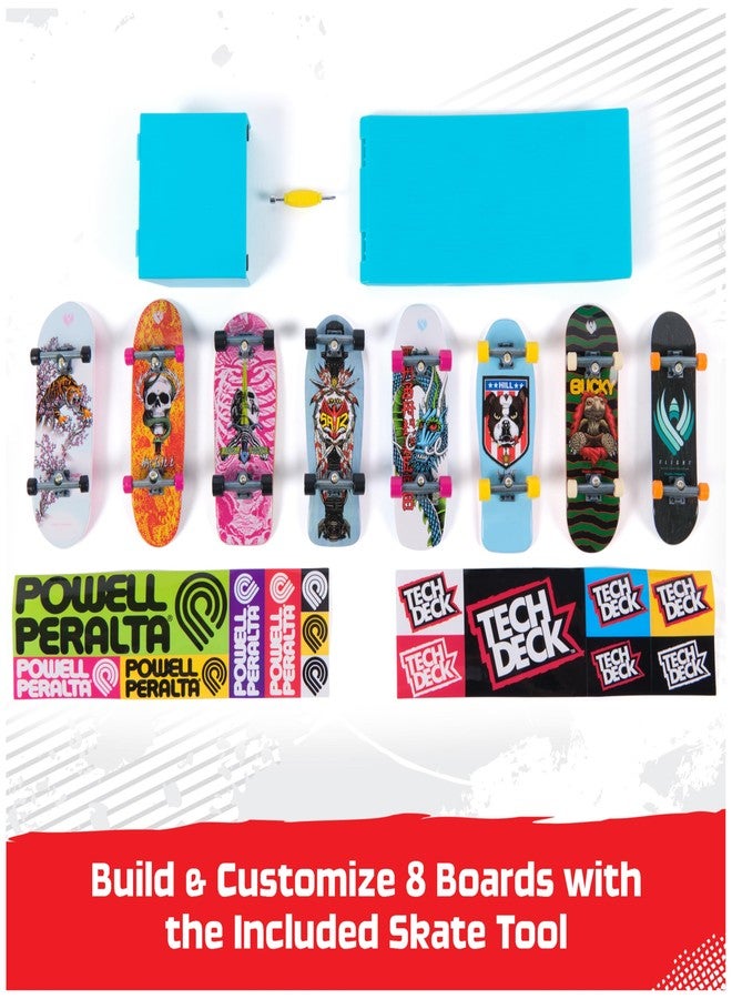 Tech Deck, Powell Peralta Legends SK8Shop Bonus Pack with Ramp, Collectible and Customizable Mini Skateboards, Kids Toys for Ages 6 and up - Image 3