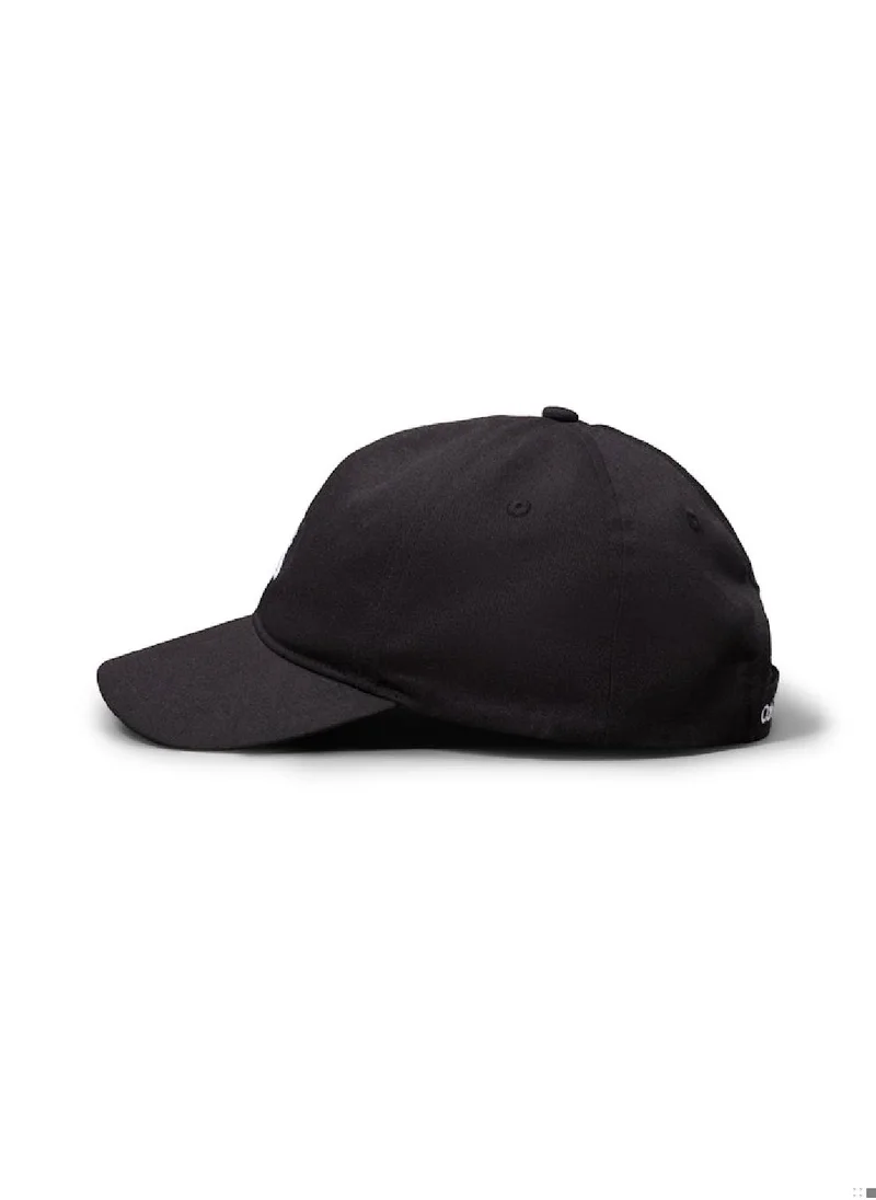 Calvin Klein Jeans Kids' Cotton Monogram Cap -  cotton twill, Black