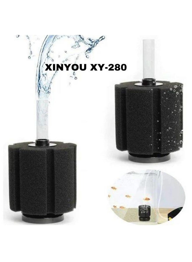 VAYINATO XINYOU XY-280 Super Biochemical Sponge Filter for Aquarium Fish Tank with Free 2 Meter Hose Air Tube - Image 2