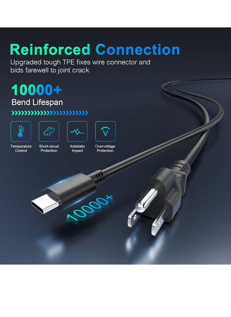 Generic - 45W USB C Fast Chromebook Charger for HP Spectre X360 Lenovo ThinkPad Yoga Acer Dell ASUS Samsung Google Pixel Huawei Mate Replacement Compatible with Any Tablet Mobile Type - Image 1