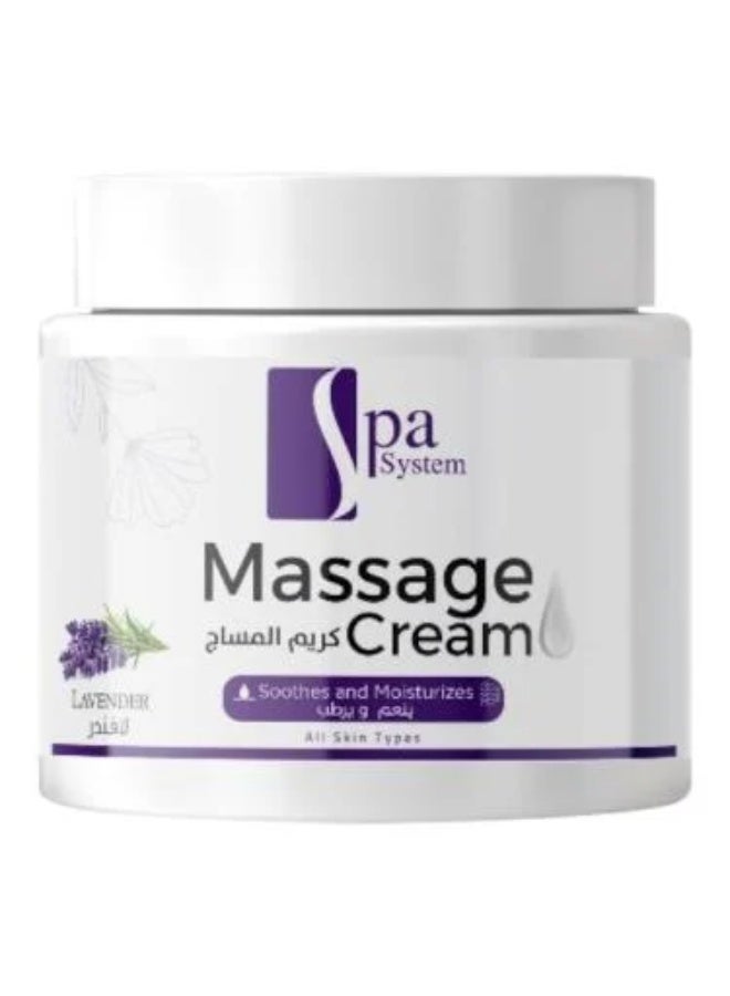 Lavender Massage Cream, 500 ml
