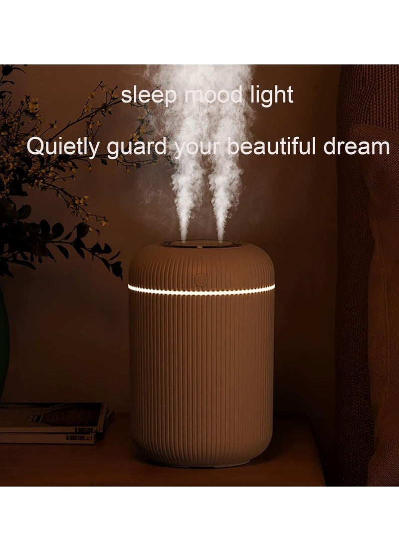 PRIME - Humidifier For Bedrooms, Air Humidifier, Whisper-Quiet Operation With Nightlight And Auto-Shut Off Adjustable Mist Suitable for car Bedroom Offices - Image 1