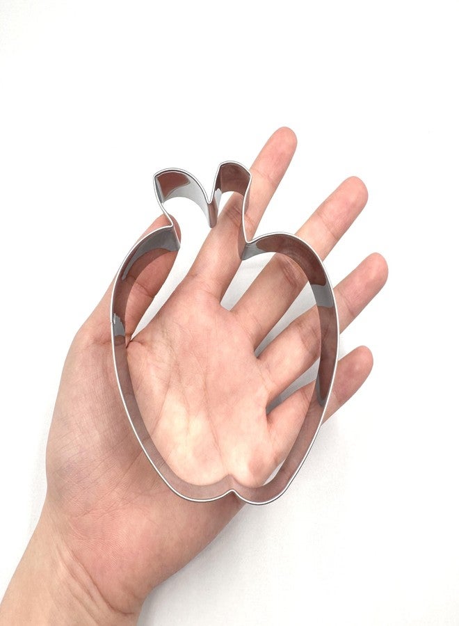 LILIAO قطاعة بسكويت على شكل تفاحة من ليلياو، 3.62 بوصة - Image 3
