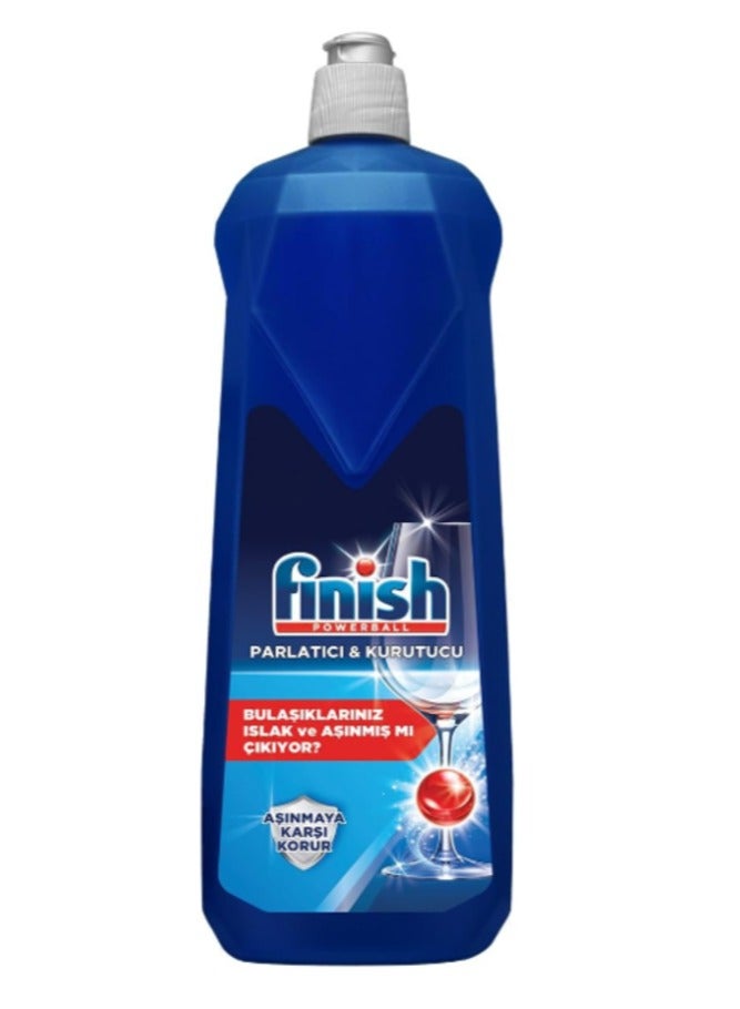 Finish Dishwasher Rinse Aid Liquid Blue 800ml