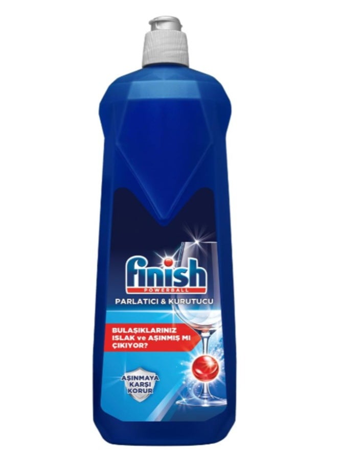 Finish - Dishwasher Rinse Aid Liquid Blue 800ml - Image 1
