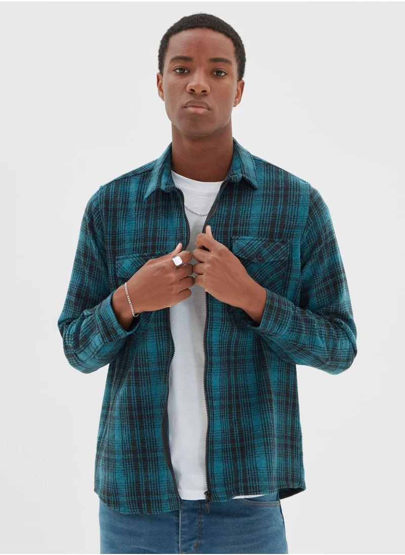 trendyol Checked Regular Fit Shirt