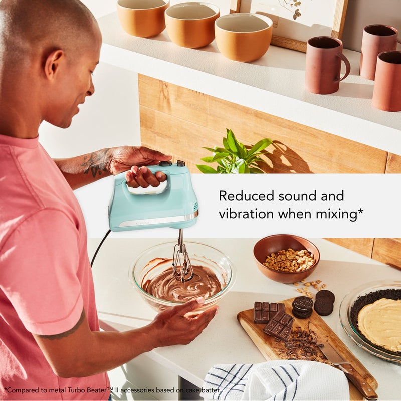 KitchenAid ملحق خافق حافة مرنة KitchenAid KHMFEB2 لخلاط يدوي، مقاس واحد، فولاذ مقاوم للصدأ - Image 4