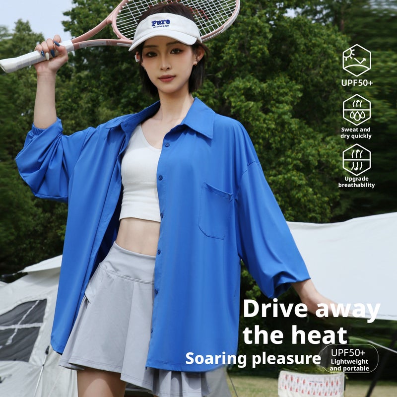 Women's UV Protection Hooded Lightweight Jacket - Image 2