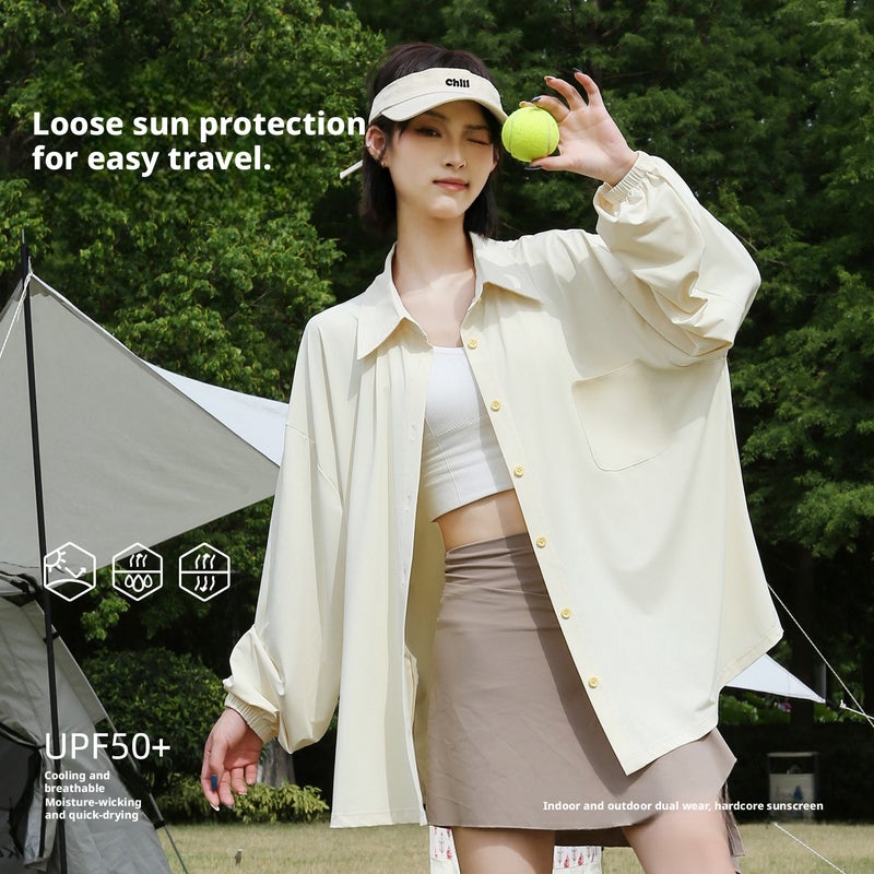 Women's UV Protection Hooded Lightweight Jacket - Image 1