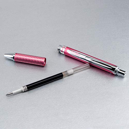 Pentel BL407PA EnerGel Alloy RT Retractable Liquid Gel Pen, .7mm, Pink Barrel, Black Ink - Image 4
