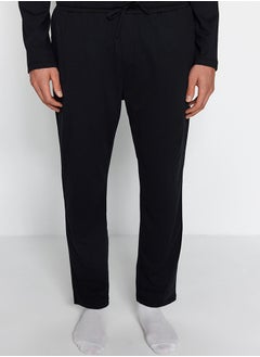 trendyol Black Regular Fit Knitted Pajama Set TMNAW24PT00008  - Image 5