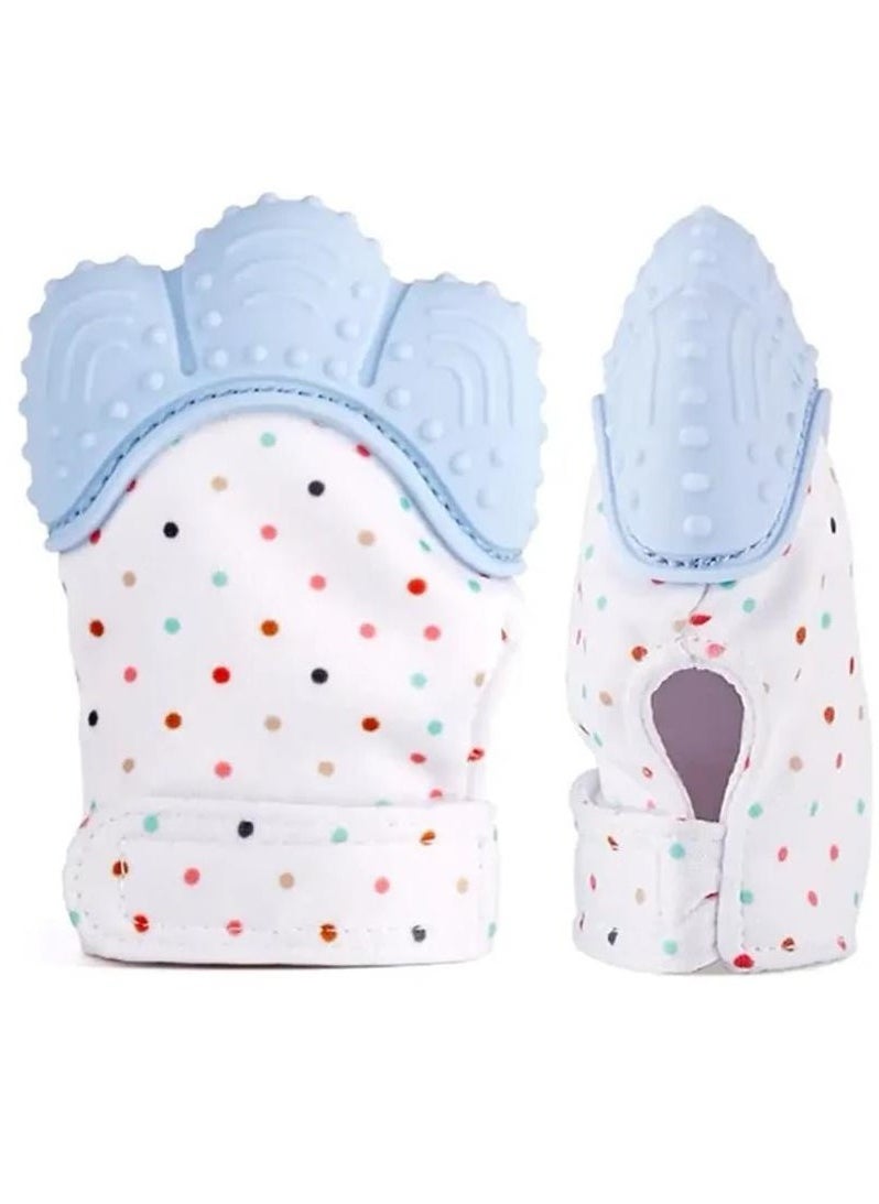 Pikkaboo - Pikkaboo Chew & Feed Teether with Fruit Pacifier Duo - Blue - Image 1