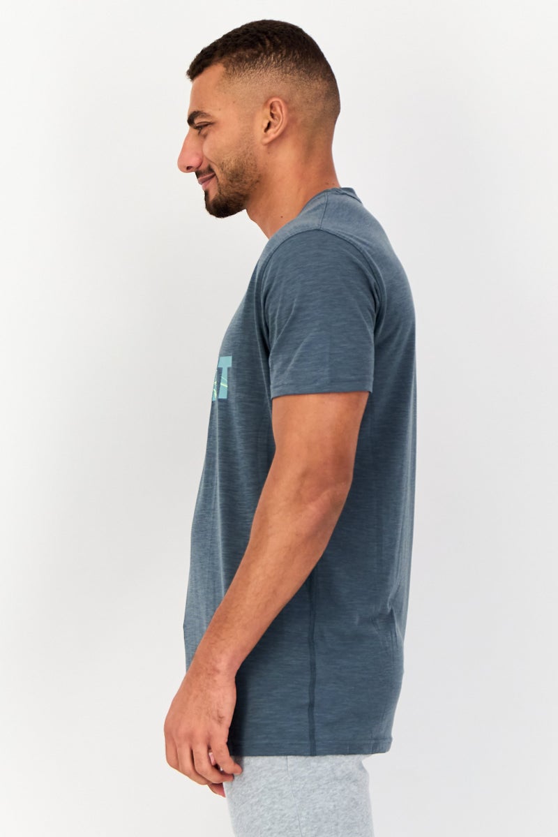 PUMA Men Sportswear Fit Short Sleeves Training T-Shirt, Grey - Image 2