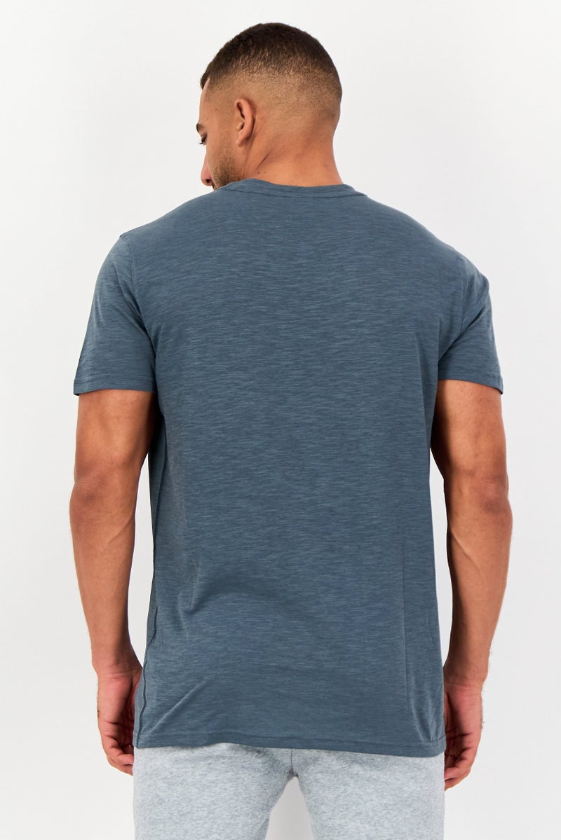 PUMA Men Sportswear Fit Short Sleeves Training T-Shirt, Grey - Image 4