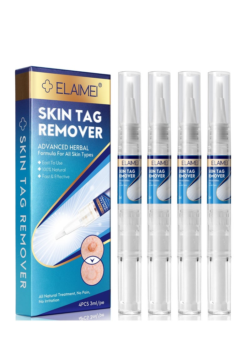 Elaimei Skin Tag Remover ,Wart Remover Pen, Maximum Strength Fast-Acting Wart Remover, Wart Remover Cream with Salicylic Acid, Wart Ointment for Plantar Wart, Genital Warts, Common Wart, Corn with Freeze Off Technology - Image 1