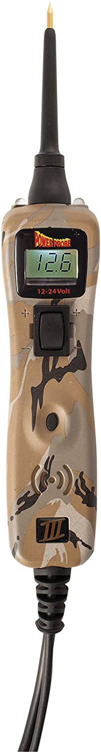 Power Probe III Clamshell - [Car Automotive Diagnostic Test Tool, Digital Volt Meter, AC/DC Current Resistance, Circuit Tester] (Camo) - Image 4